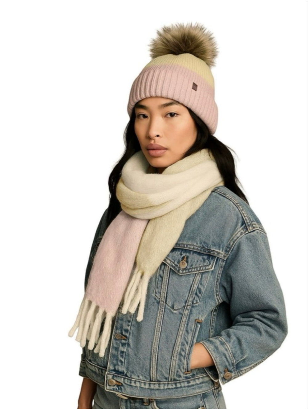 Lucky Brand NWT scarf & beanie set OS